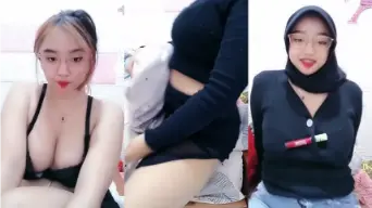 Cewek Buka Jilbab Gatel Ngentot Goyang Ranjang