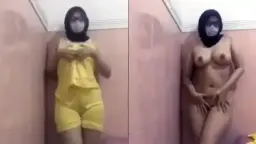 Jilbab Kuning Bugil, Bodi Sempurna Bikin Makin Pengen Ngeliat.