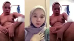 Tiktokers Jilbab Sange Colmek Pake Wortel Sampai Tembus Dalem