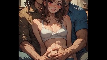 Ayah Tiri Sama Temennya Ngentot Anak Tiri Pake Suara Ai Cowok ( Bikinan Ai )