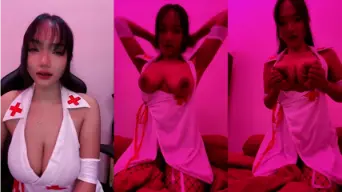 Sunflo Jadi Perawat Suster Nakal Live, Bikin Muncrat-muncrat