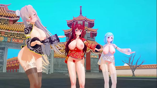Mmd Vtuber Cewek Imut Rayakan Imlek, Goyangannya Bikin Makin Panas 【kkvmd】